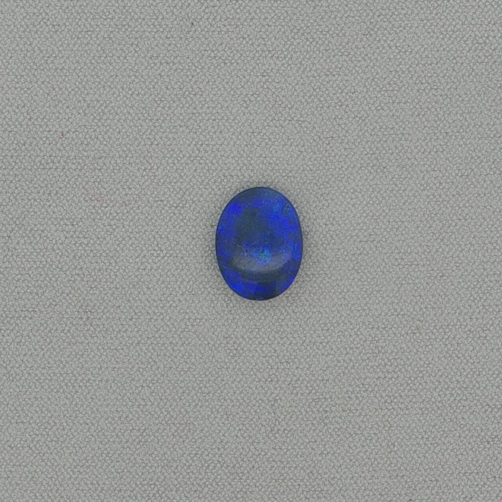 4ct Oval Black Opal