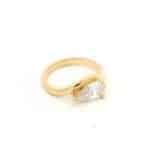 Gina – 2ct E VS Pear Curved Solitaire Engagement Ring
