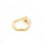Gina – 2ct E VS Pear Curved Solitaire Engagement Ring