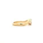 Gina – 2ct E VS Pear Curved Solitaire Engagement Ring