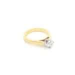 Greta – 1ct E VS Diamond 4 Claw Lotus Solitaire Engagement Ring