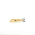 Greta – 1ct E VS Diamond 4 Claw Lotus Solitaire Engagement Ring
